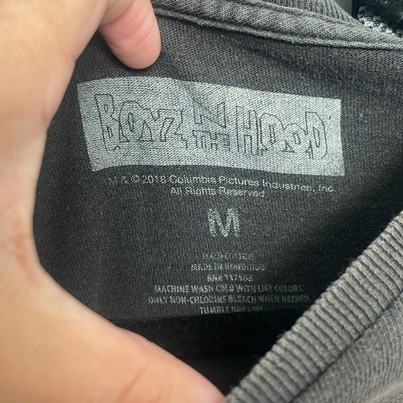 Black t-shirt “boyz in the hood” size medium - Picture 3 of 4